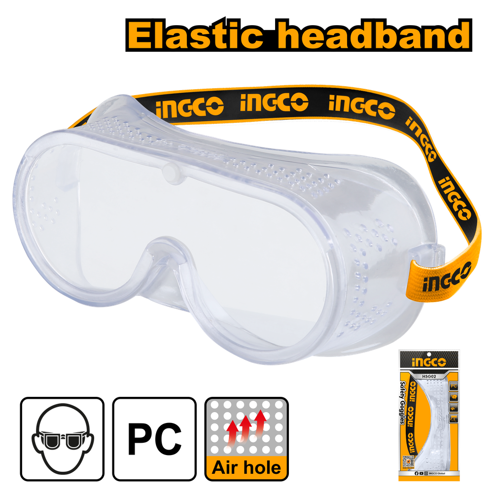 Защитные закрытые очки INGCO HSG02 Защитные закрытые очки INGCO HSG02