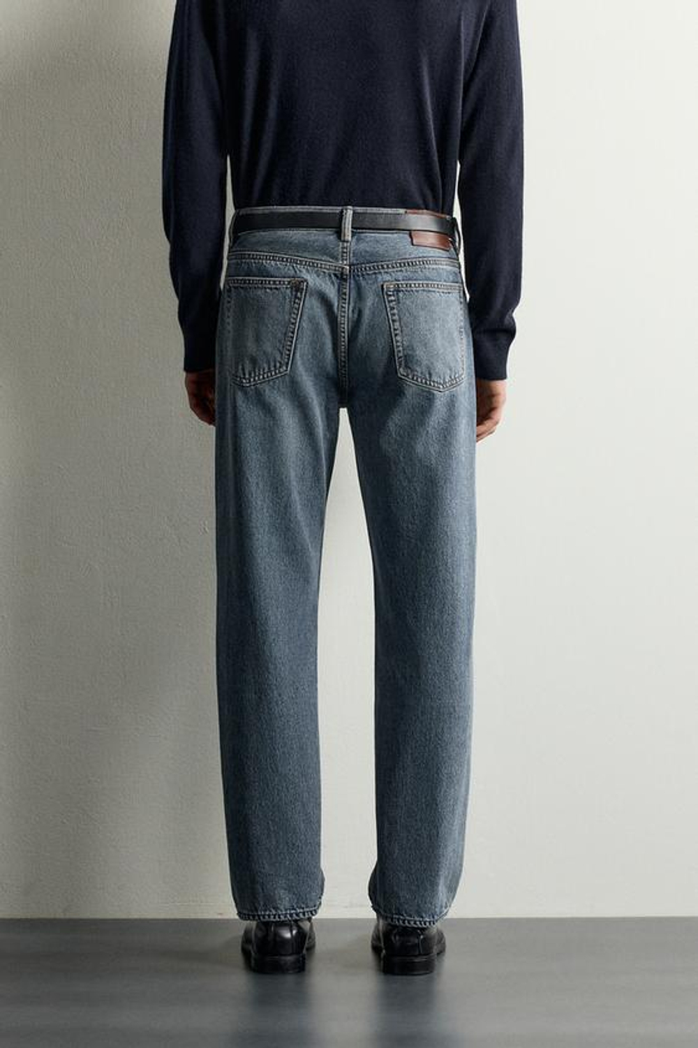 ZARA ДЖИНСЫ STRAIGHT FIT, ИНДИГО