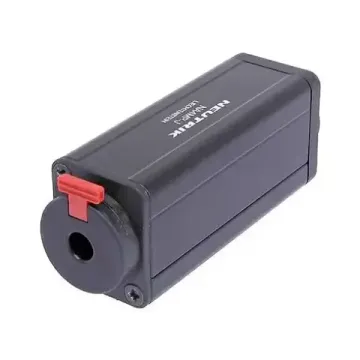 Neutrik NA4MP-J адаптер-переходник, 4-контактный Speakon «папа» NL4MP <-> 1/4" TS гнездо (Jack 6.35м