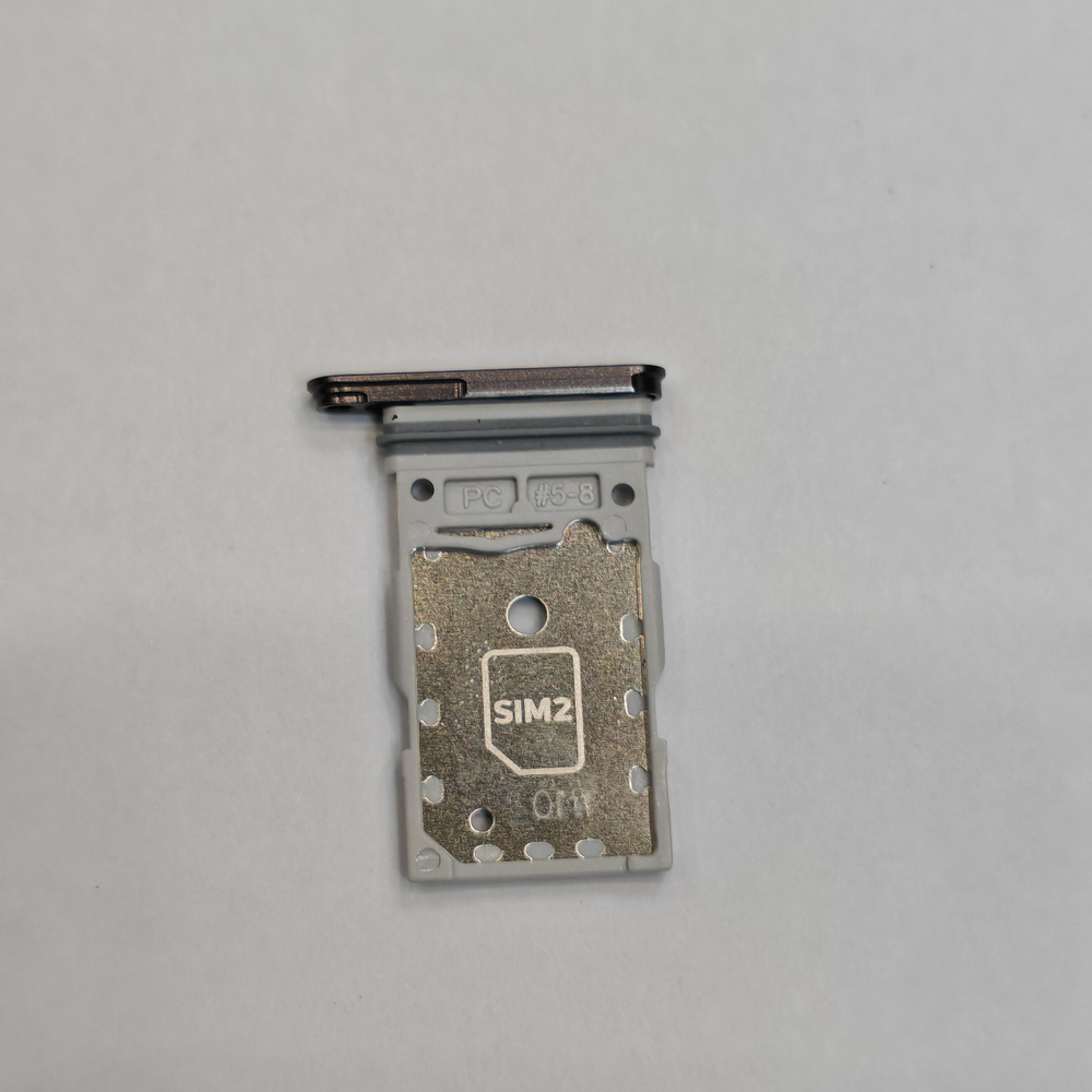 Сим лоток для Samsung S24 (S921) / S24 Plus (S926) Держатель Sim. Оригинальное качество (Цвет: Коричневый / Оранжевый)