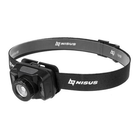 Фонарь налобный сенсорный 380 LM, IP44, USB (N-FN-HL18) NISUS PRO