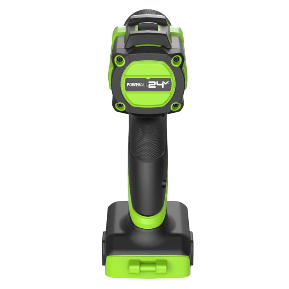 Дрель-шуруповерт акк. Greenworks DD560, 24V, б/щет, 30/60 Нм, 13мм, Anti-kickback, 1х4Ач, ЗУ, кор (3708407CUB)