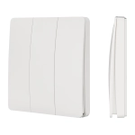 INTELLIGENT ARLIGHT Кнопочная панель KINETIC-801-22-3G-WP-SUF White (No battery, IP67, 433Mhz) (IARL, IP67 Пластик, 3 года)