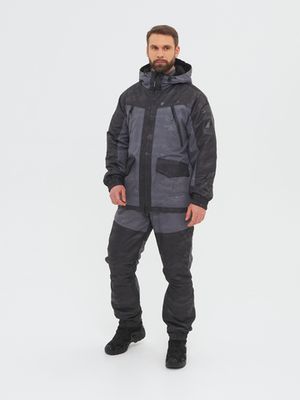Костюм демисезонный Горка-Люкс ткань Breathable Camo цвет Серый
