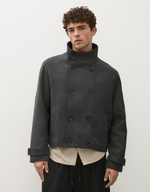 Мужская куртка из ткани с воротником-воронкой - BERSHKA