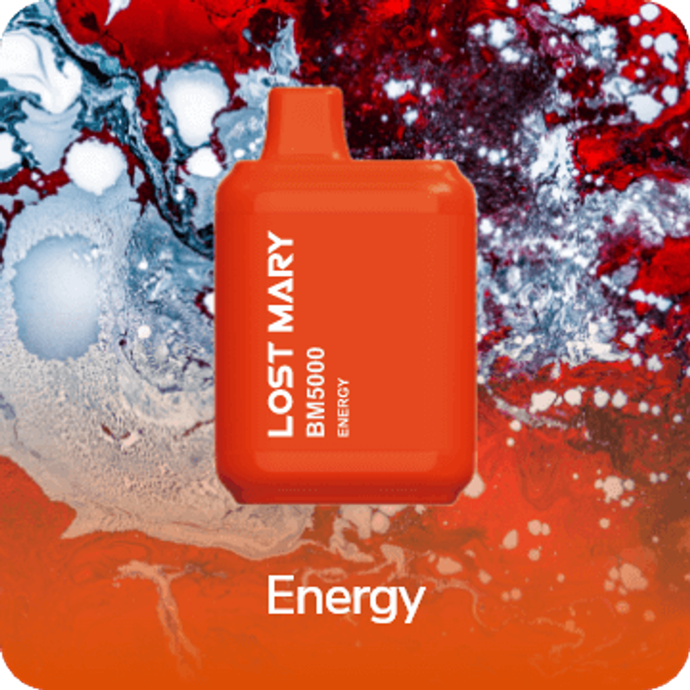 Lost mary BM5000 Energy Энергетик купить в Москве с доставкой по России