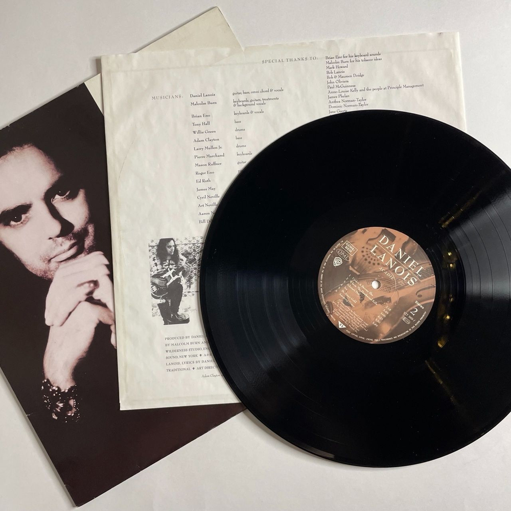 Винтажная виниловая пластинка LP Daniel Lanois Acadie (Germany 1989)
