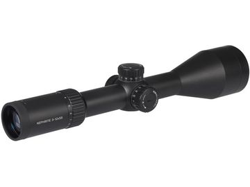 Прицел Gaut Nephrite 3-12x56, сетка 61 (Half MD), подсветка красная, 30мм, поправки 1/4  МОА, ударная стойкость-ускорение 1000g, 785г