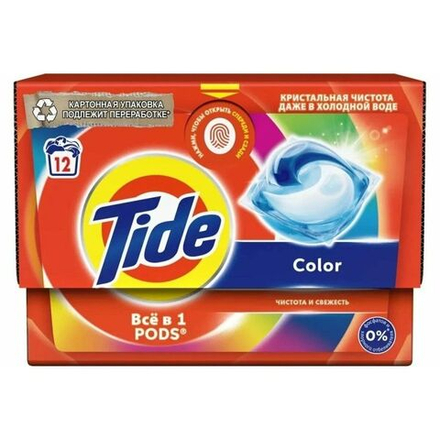 TIDE СМС жидк. в растворимых капсулах Color 12х16.8г