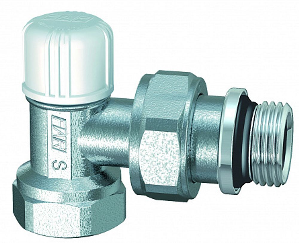 Вентиль запорный угловой 1/2" ВР, EPDM (аналог FV 1200 12)