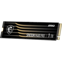 SSD диск Твердотельный накопитель SSD MSI 1TB PCIe 4.0 NVMe M.2 SPATIUM M480 PRO