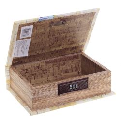 GAEM Шкатулка-книга с кодовым замком, L16 W6,5 H22 см