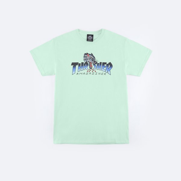 Футболка Thrasher Leopard Mag (mint) артикул: - купить в магазине Дайс