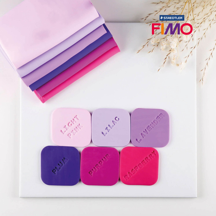 Полимерная глина FIMO Soft 22 | малиновый