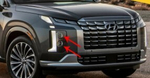Hyundai Palisade (2018-2024) Галоген БС/ДС переходные рамки для замены линз (комплект, 2шт)