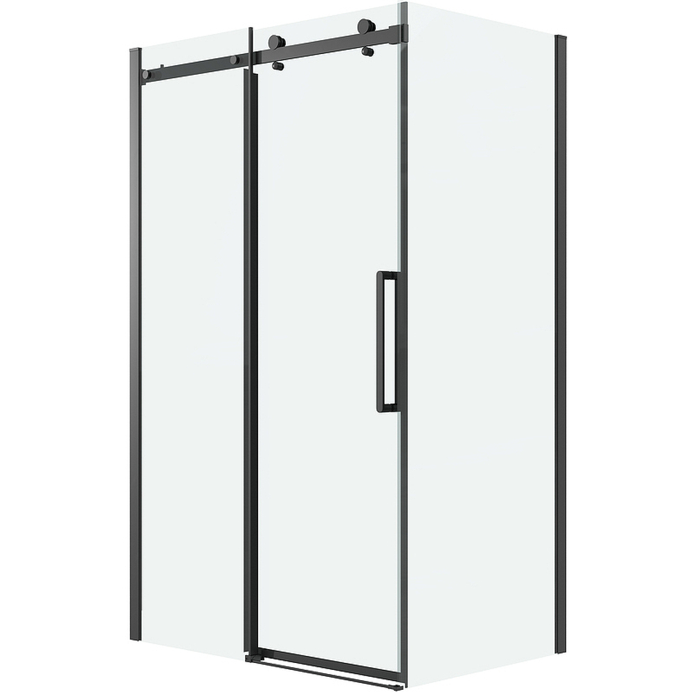 Душевой уголок Grossman Classic 120х90 120.K33.04.1290.21.00 профиль Черный матовый стекло прозрачное