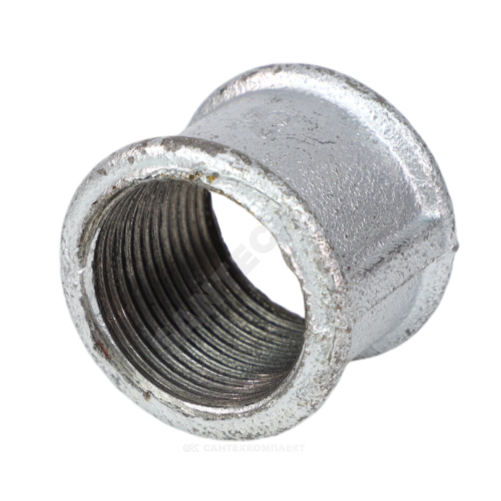 Муфта прямая чугун оц Ду 32 (1 1/4") ВР Fittex