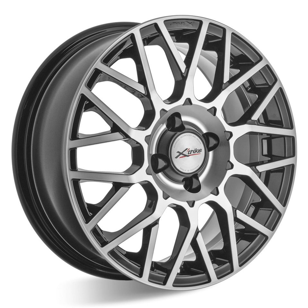 Диск Литой Xtrike X-132 6 x R15 4x100 D60.1 ET40 BK/FP
