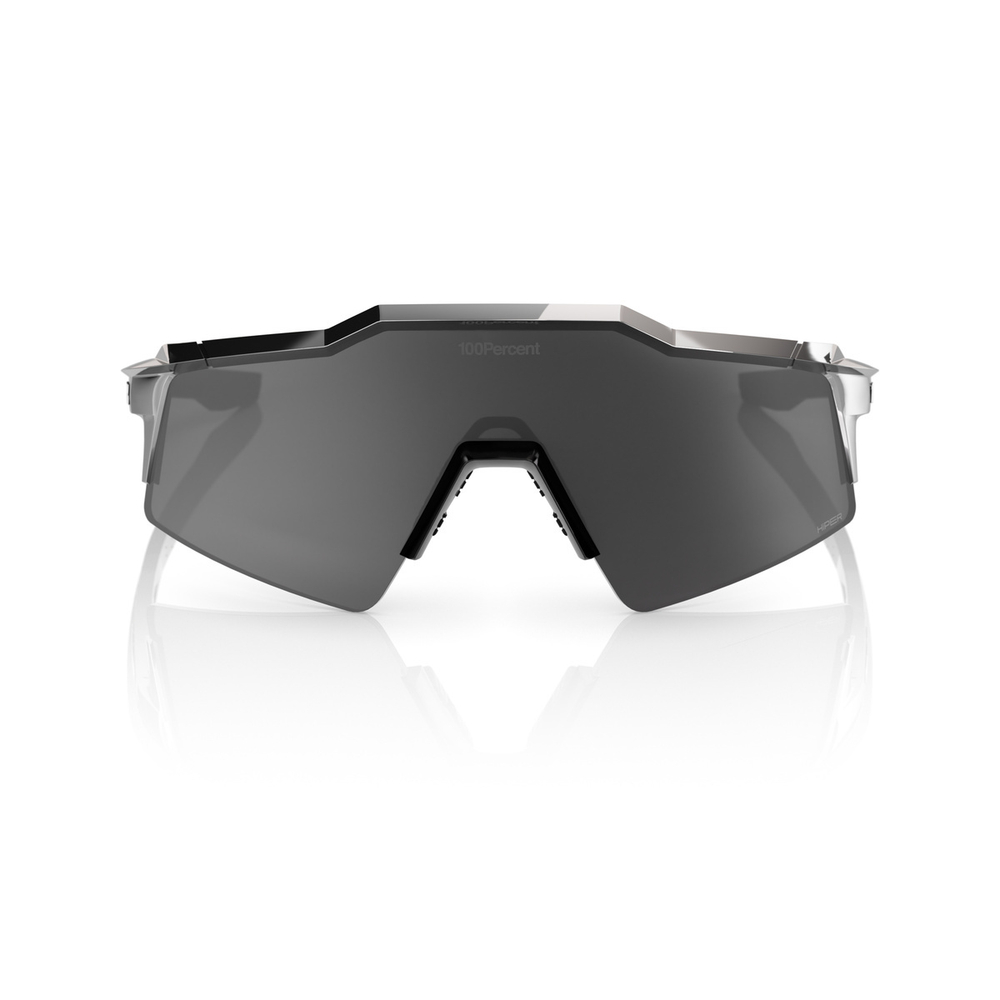 Спортивные очки 100% SPEEDCRAFT SL Soto 1 Polished Black Chrome - HiPER Mercury Mirror Lens