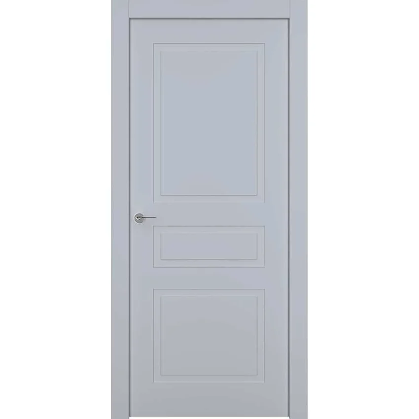 Межкомнатная дверь эмаль Классика 3 RAL 7047 глухая