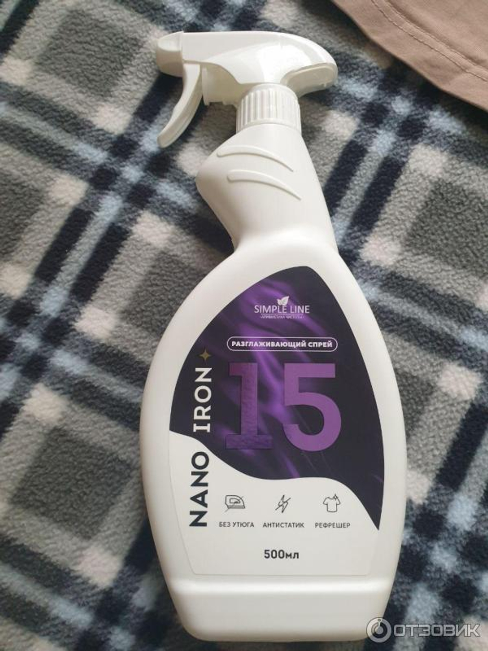 Разглаживатель ткани SIMPLE LINE 15 NANO IRON, 500мл