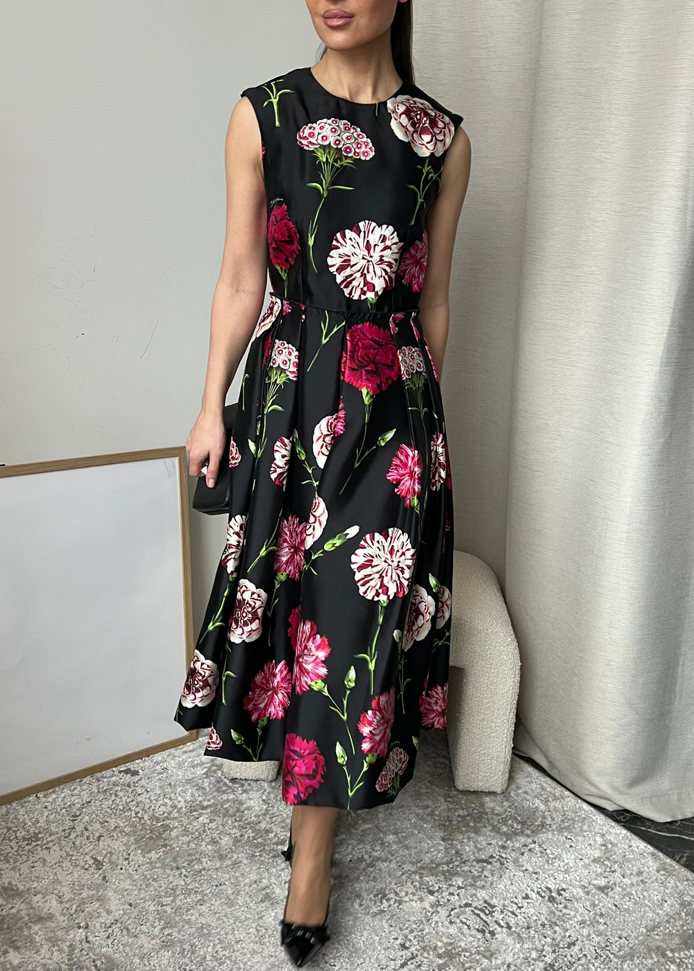 Шелковое платье Dolce&Gabbana, S