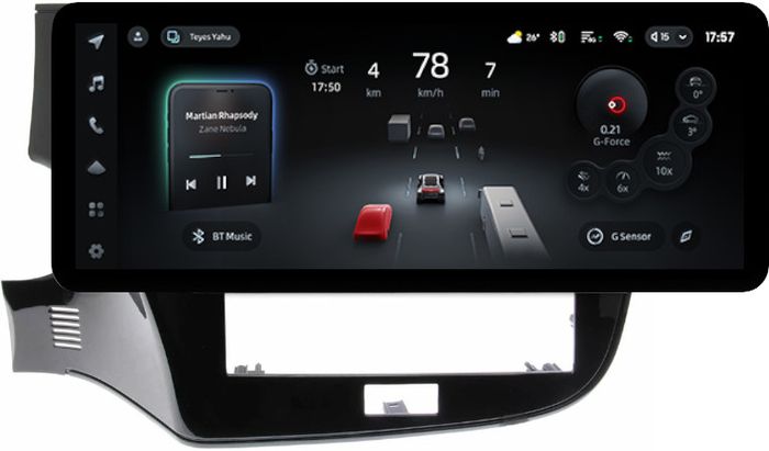 Магнитола для Mitsubishi Outlander 3 2019-2022 (левый руль, прямоугольный климат) - Teyes CC4PRO монитор 12.3" 2K QLED + рамка 10, Android 13, Быстрейшая, Snapdragon 778G, ИИ, CarPlay, DSP, 4G SIM-слот