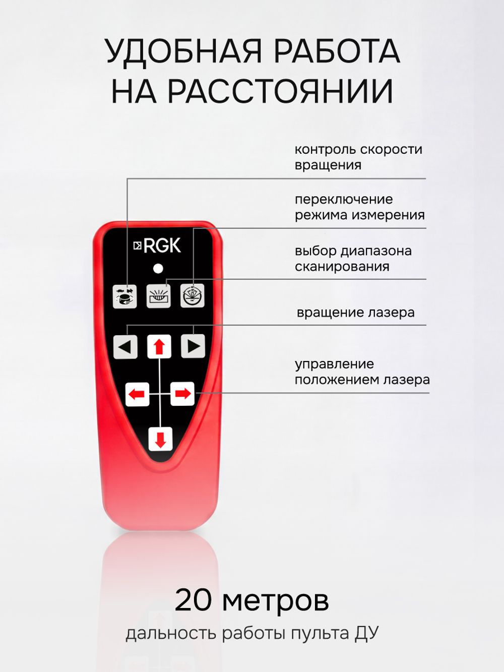 Комплект: ротационный нивелир RGK SP-312 с красным лучом с калибровкой + штатив RGK SH-170 рейка RGK LR-2, RGK