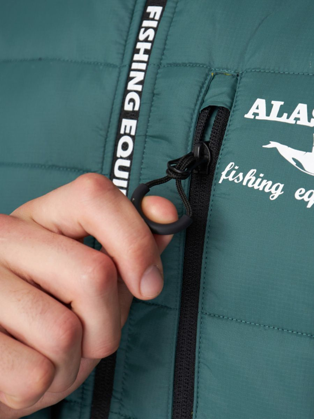 Куртка Alaskan Juneau Green утепленная стеганая