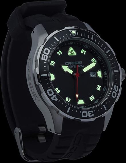 Подводные часы Cressi Manta Watch 100m черно-синии