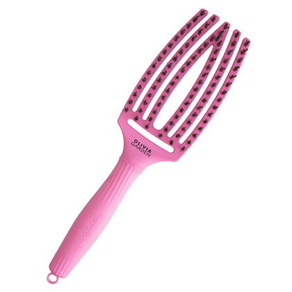 Olivia Garden Щетка Fingerbrush Boar&Nylon_2024 Bubble Pink ID1844