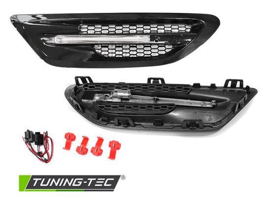Крылья SPORT STYLE WITH SIDE VENT BLACK для BMW F10 F11 10-16