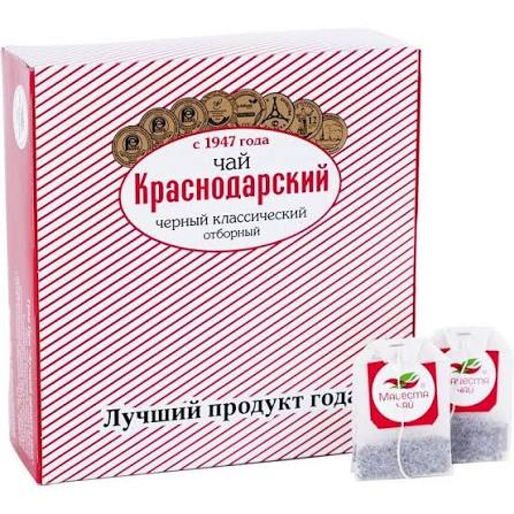 Чай Краснодарский черный Отборный 100пак