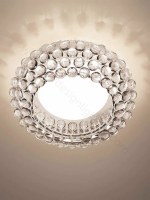 Ceiling design lamp CABOCHE piccola by Foscarini (Clear)