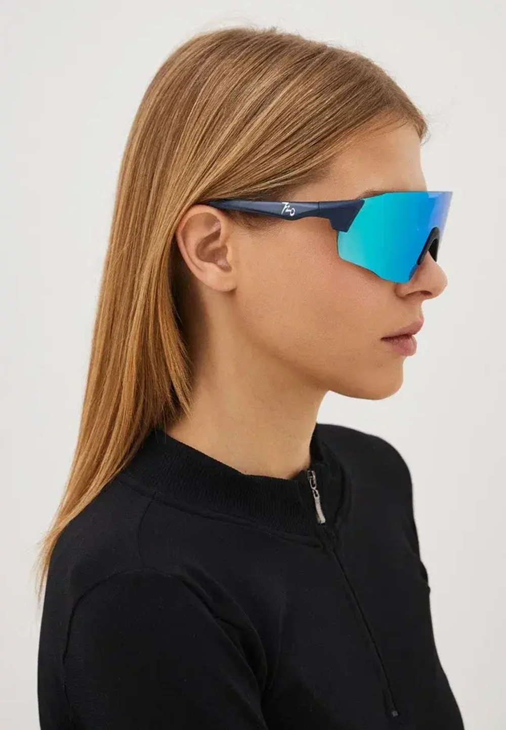 Спортивные очки 720armour Kamikaze Cylinder / Matte Dark Navy / Smoke Full  Blue Ti Lens