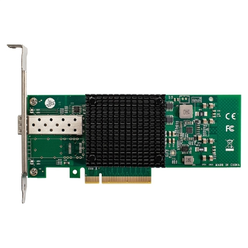 Exegate EX296227RUS Сетевой адаптер ExeGate EXE-X520-DA1 (PCI-E x8 v3.0, порты 1xSFP+ 10Gb/s (10/5/2.5/1Gb/s, 100Mb/s), Server NIC Intel Chipset JL82599EN)