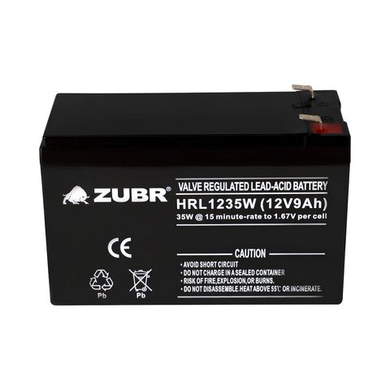 Аккумулятор ZUBR HRL12-35W