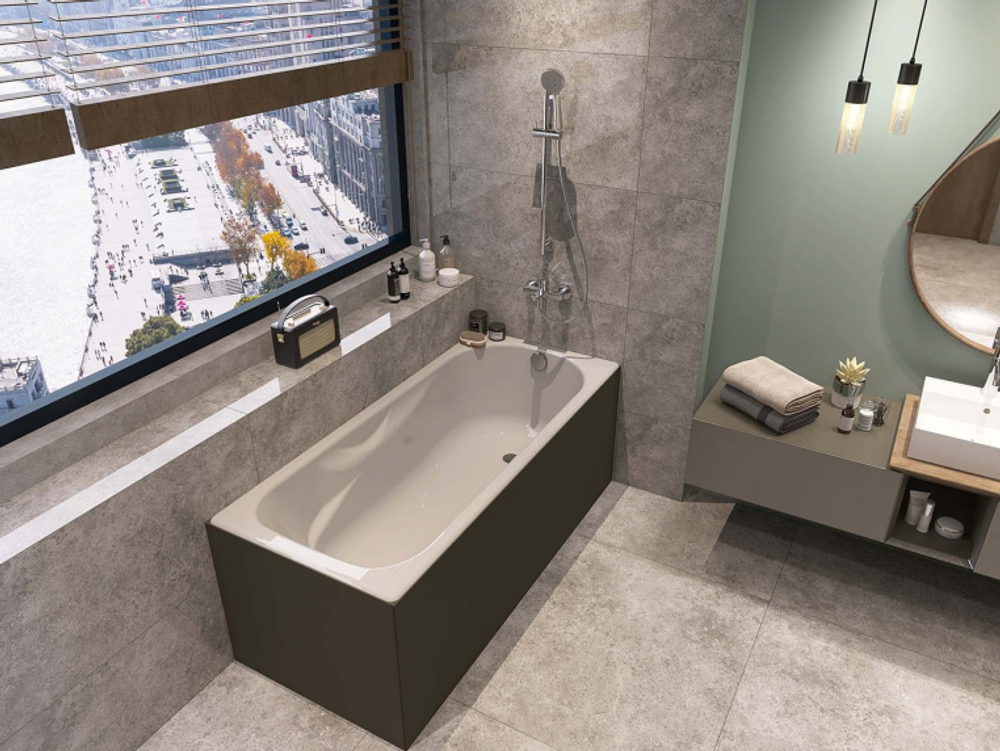 Ванна чугунная Wotte Comfort UR 170х75х44,5 c отверстиями для ручек