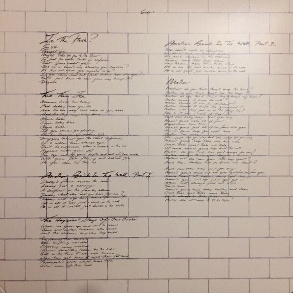 Pink Floyd. The Wall (180 Gram Black Vinyl, Gatefold, 2 LP) Пинк Флойд. Стена