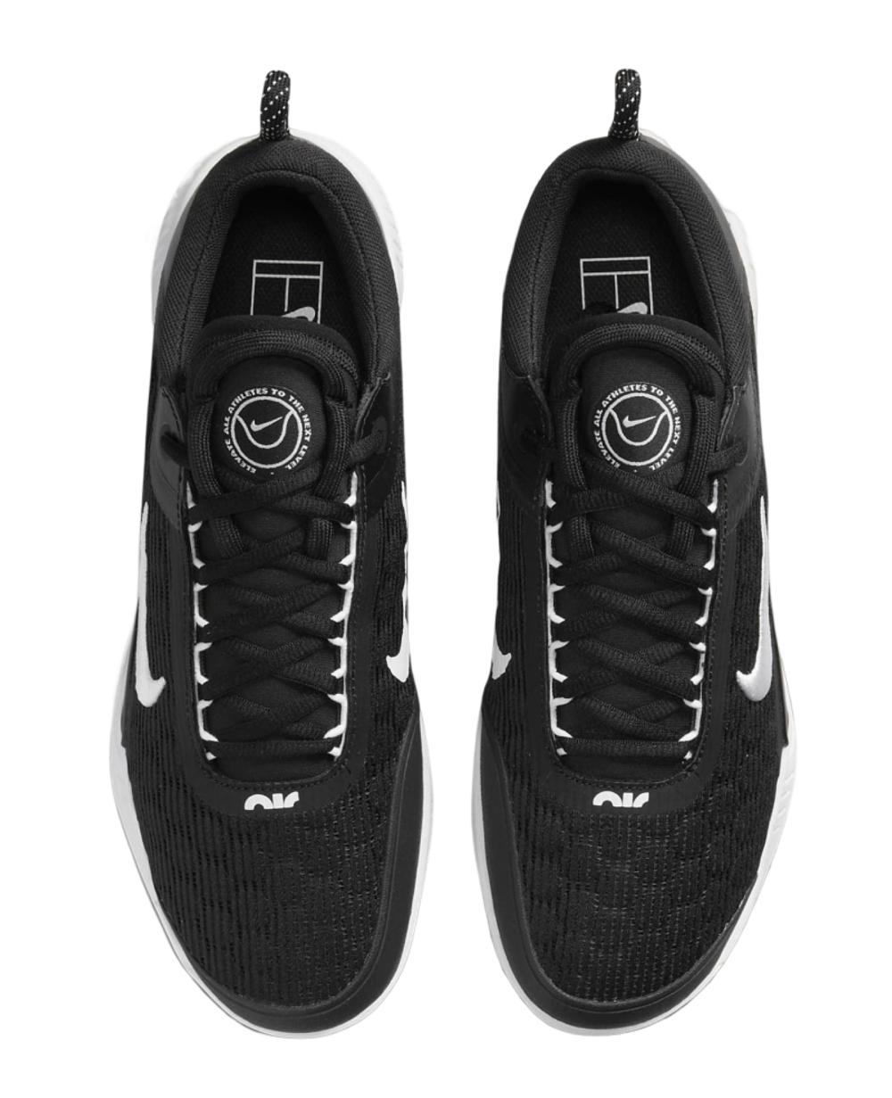Мужские кроссовки теннисные Nike Zoom Court NXT HC - black/white