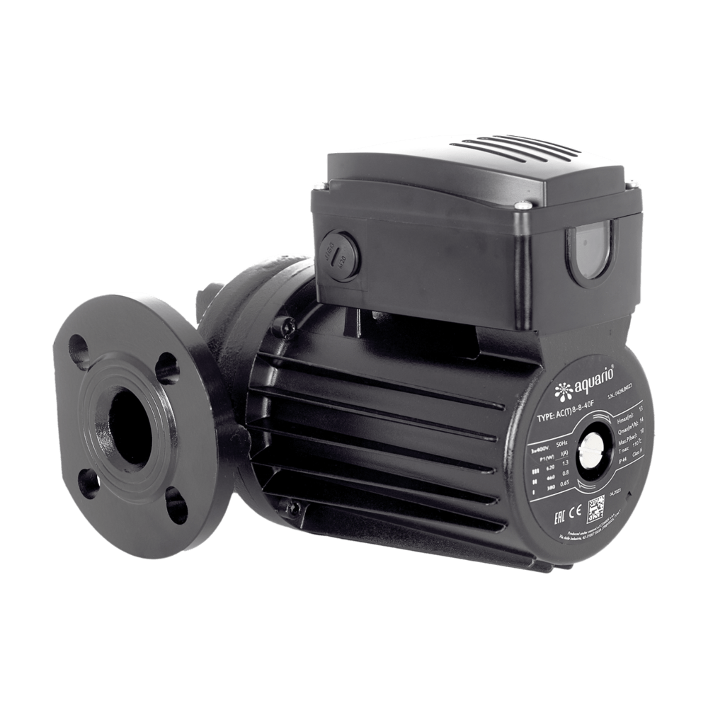 Насос циркуляционный фланцевый Aquario AC(T) 8-8-40F с трехфазным двигателем