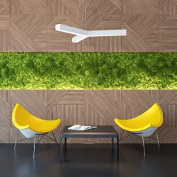Светильник LED ЭРА Geometria SPO-143-W-40K-056 Igrek 56Вт 4000K 4500Лм IP40 900*80 белый подвесной драйвер внутри | Декоративные светильники Geometria
