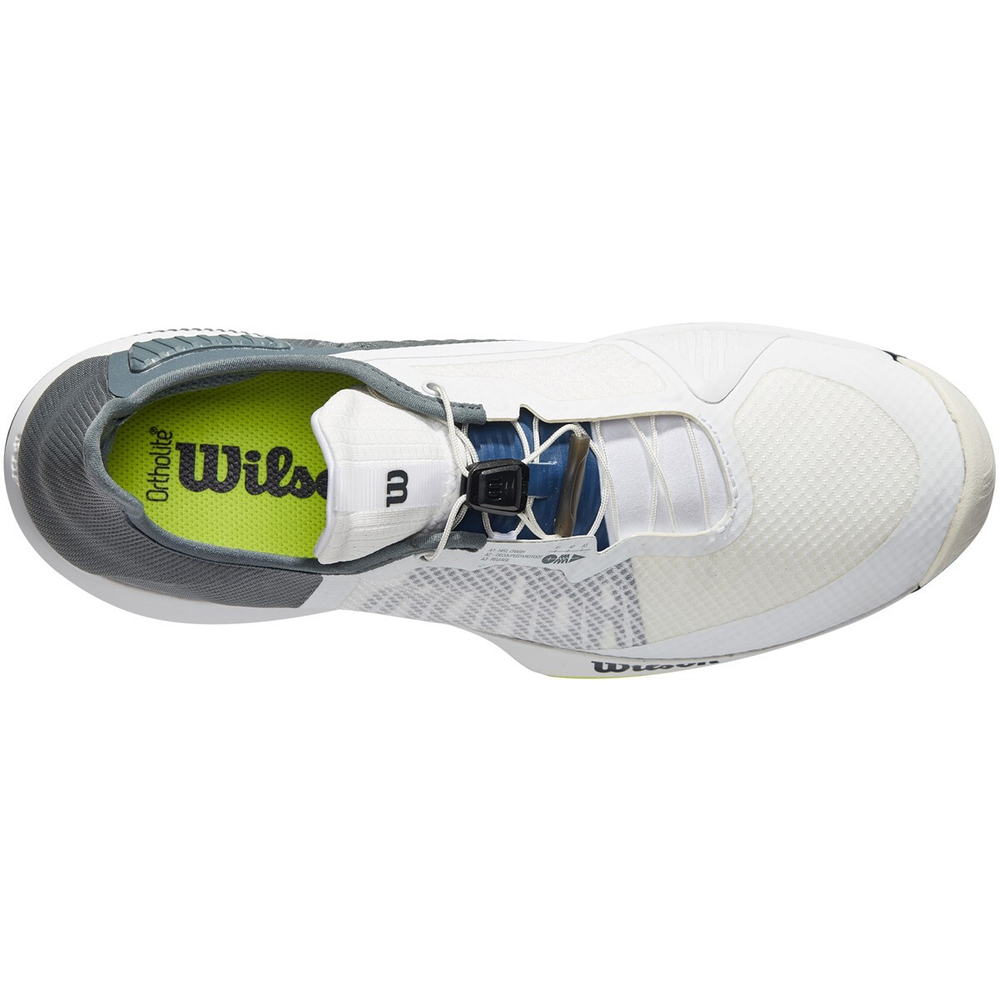 Мужские кроссовки теннисные Wilson Kaos Rapide M - white/stormyweather/ outer space