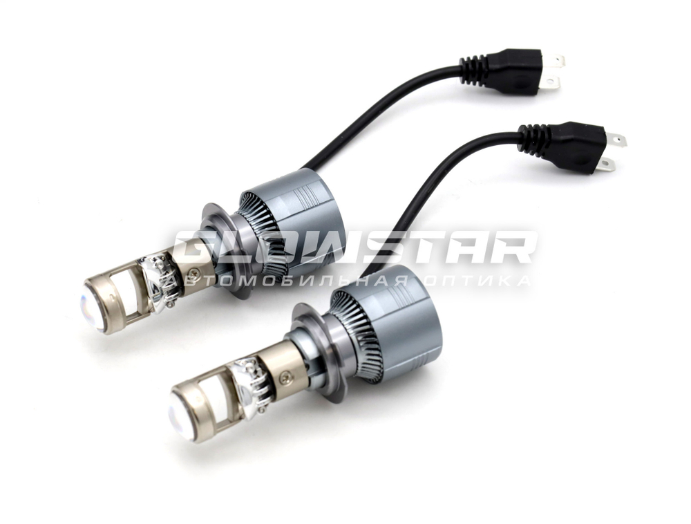Мини-линзы H7 A80N LED (комплект, 2шт)