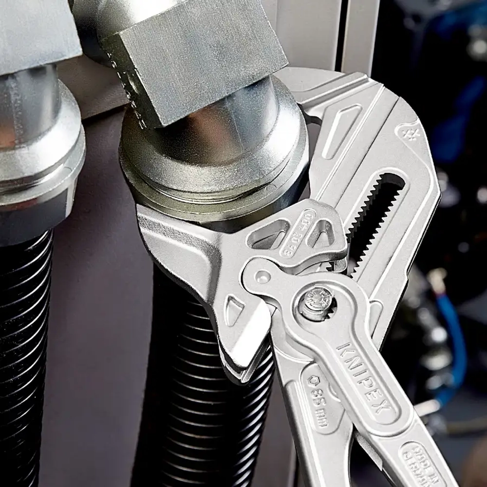 Клещи переставные-гаечный ключ XL хромированные 400 мм Knipex 86 03 400