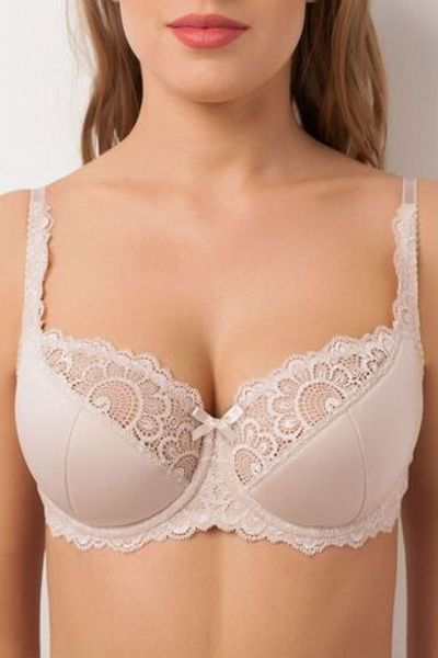 Нежный бюстгальтер Gorgeous с кружевом (Размер: 85G) (Цвет: кофейный)