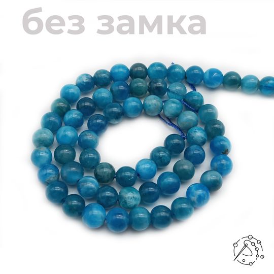 Нить бусин из апатита 6 мм