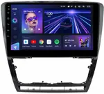 Магнитола для Skoda Octavia A5 2004-2013 (рамка черная глянцевая) - Teyes CC3 Android 10, Быстрая, CarPlay, SIM-слот