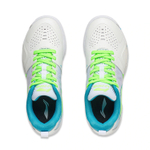 Li Ning Low top Table Tennis Shoes Unisex Standard White/Light Aqua Blue
