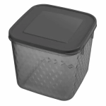 Контейнер для замораживания и хранения продуктов Кристалл, 1,8 л (Черный)